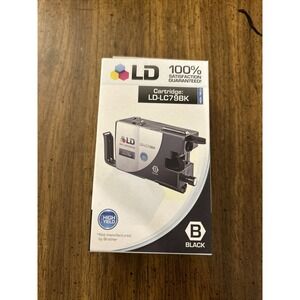 4 Pack LD-LC79BK Compatible Ink Cartridge for Brother Black Brand New Sealed